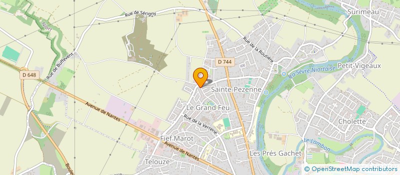 localisation de l'entreprise MONSIEUR BERNARD ROSSARD  NIORT