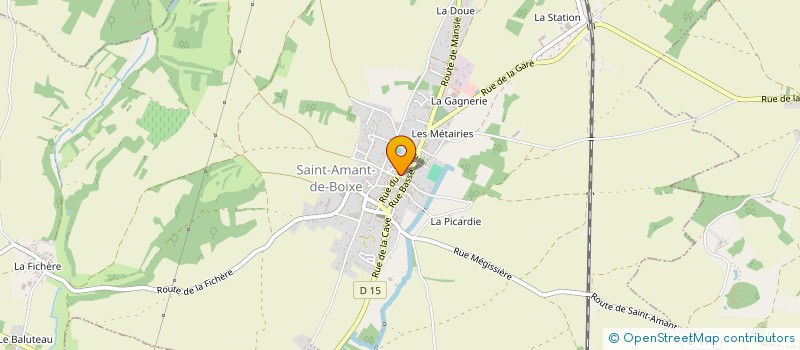 localisation de l'entreprise MONSIEUR BERNARD ROSSELGONG à SAINT-AMANT-DE-BOIXE