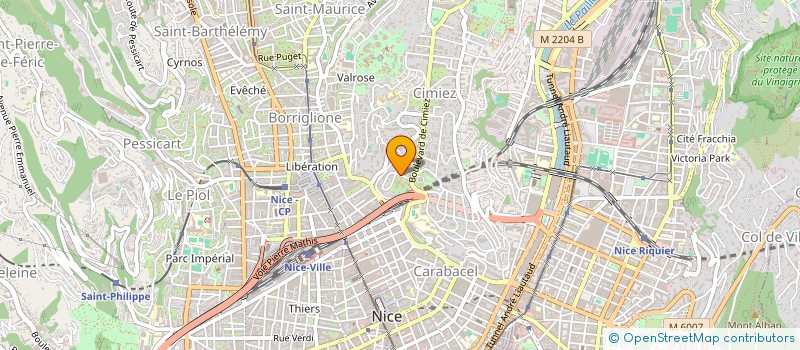 localisation de l'entreprise MONSIEUR BERNARD ROSSI  NICE