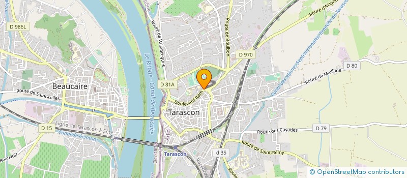 localisation de l'entreprise MONSIEUR BERNARD ROSTAIN  TARASCON