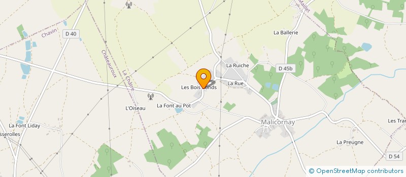 localisation de l'entreprise MONSIEUR BERNARD ROUET à MALICORNAY