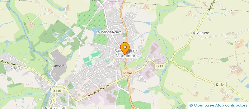 localisation de l'entreprise MONSIEUR BERNARD ROUGER  MAUGES-SUR-LOIRE