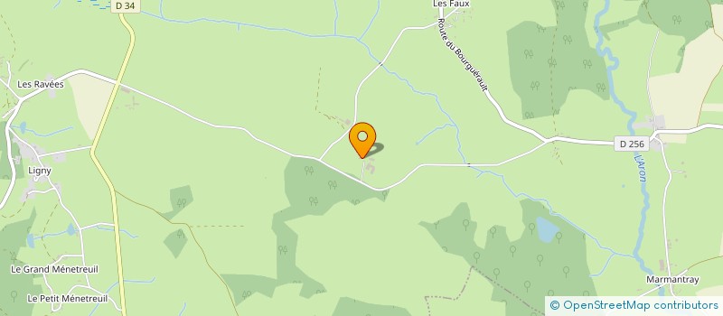 localisation de l'entreprise MONSIEUR BERNARD ROUGETET  CRUX LA VILLE