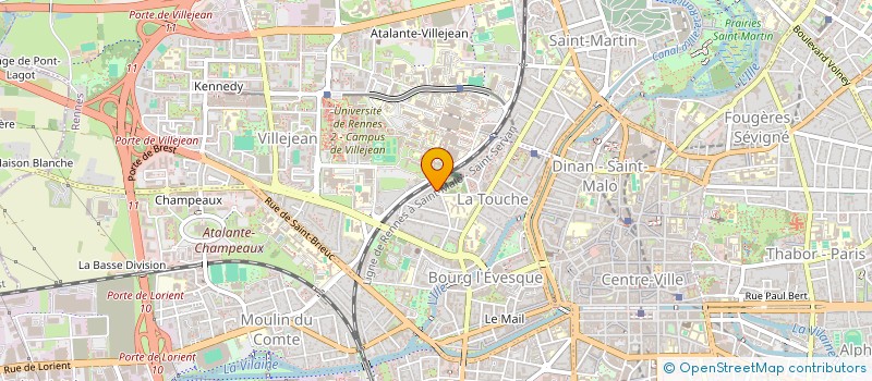 localisation de l'entreprise MONSIEUR BERNARD ROULOIS à RENNES