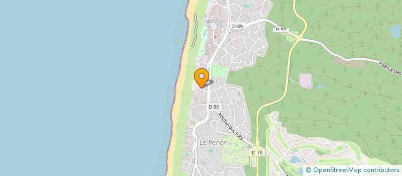 localisation de l'entreprise MONSIEUR BERNARD ROUMAT  SEIGNOSSE