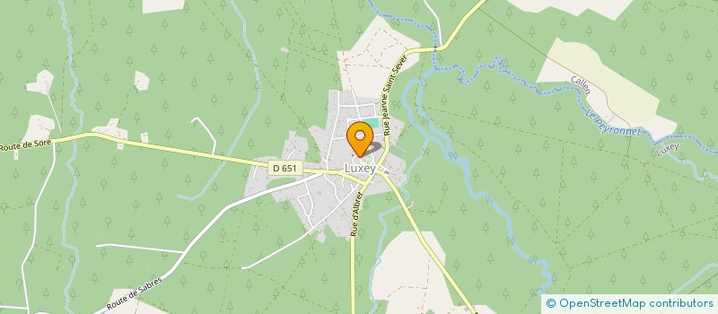 localisation de l'entreprise MONSIEUR BERNARD ROUMEGOUX  SORE