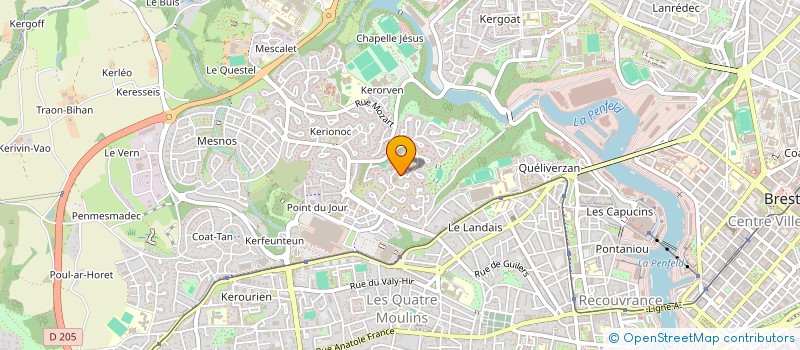 localisation de l'entreprise MONSIEUR BERNARD ROUSIERE à BREST