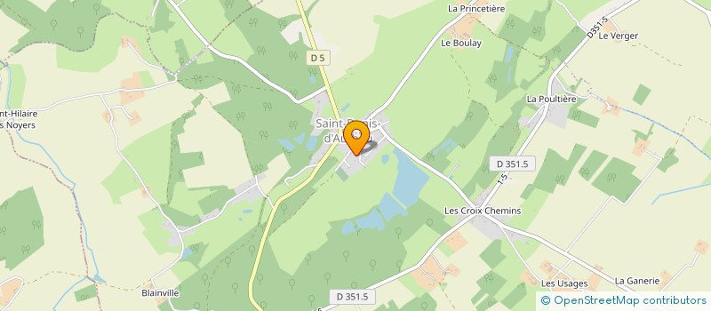 localisation de l'entreprise MONSIEUR BERNARD ROUSSEAU à SAINTIGNY