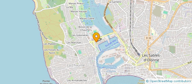 localisation de l'entreprise MONSIEUR BERNARD ROUSSEAU à LES SABLES D'OLONNE