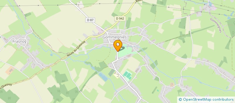 localisation de l'entreprise MONSIEUR BERNARD ROUSSEAU  GOMMEGNIES