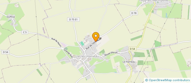 localisation de l'entreprise MONSIEUR BERNARD ROUSSEL  IZEL-LES-HAMEAU