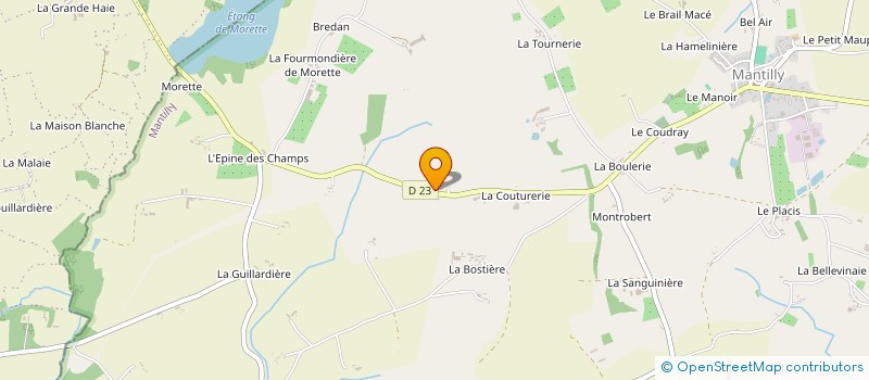 localisation de l'entreprise MONSIEUR BERNARD ROUSSEL à MANTILLY