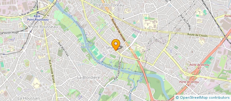 localisation de l'entreprise MONSIEUR BERNARD ROUVREAU à NANTES