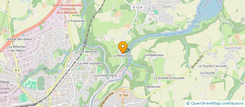 localisation de l'entreprise MONSIEUR BERNARD ROUX  TADEN