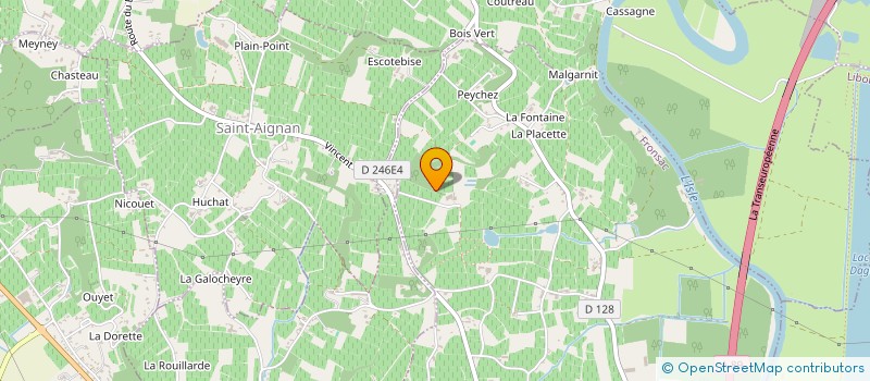 localisation de l'entreprise MONSIEUR BERNARD ROUX  FRONSAC