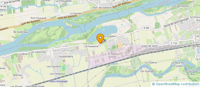 localisation de l'entreprise MONSIEUR BERNARD ROY  LA RICHE