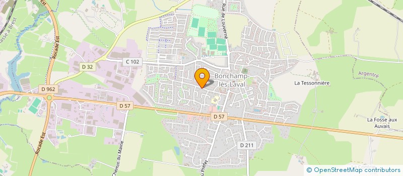 localisation de l'entreprise MONSIEUR BERNARD ROYER à BONCHAMP-LES-LAVAL
