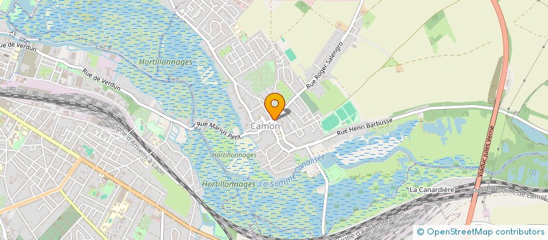 localisation de l'entreprise MONSIEUR BERNARD ROYER  CAMON