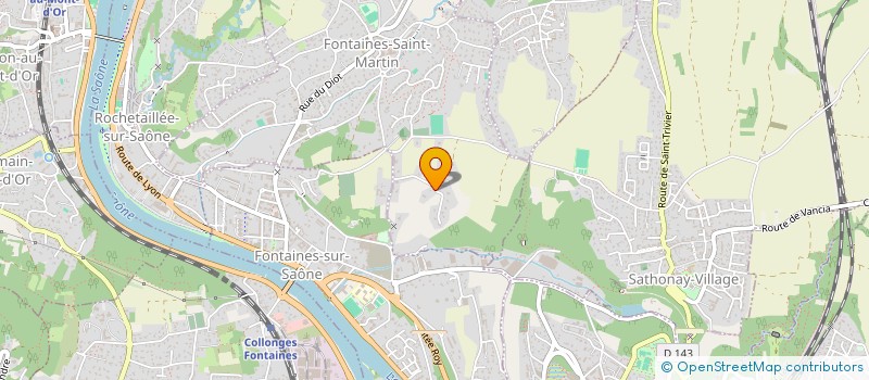 localisation de l'entreprise MONSIEUR BERNARD ROYER  FONTAINES-SAINT-MARTIN