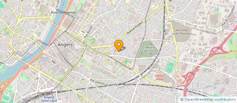 localisation de l'entreprise MONSIEUR BERNARD ROYER DE VERICOURT  ANGERS