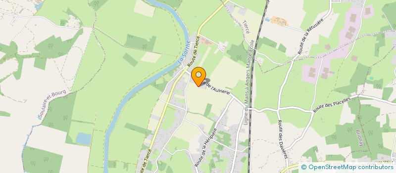 localisation de l'entreprise MONSIEUR BERNARD RUAU  TIERCE