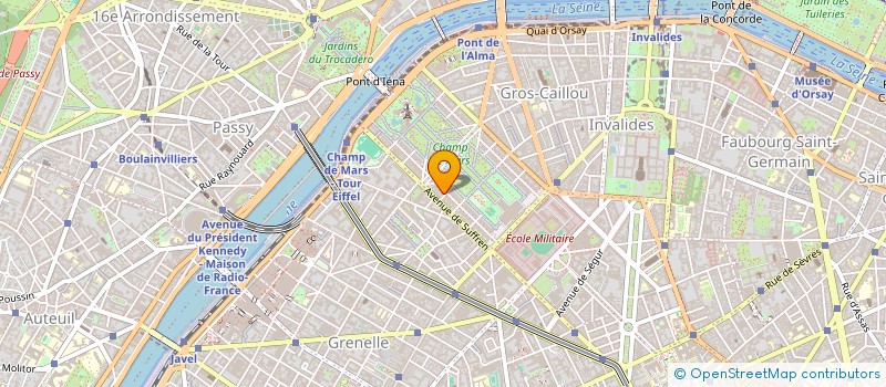 localisation de l'entreprise MONSIEUR BERNARD RUBIN  PARIS