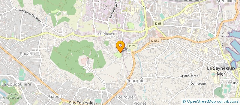 localisation de l'entreprise MONSIEUR BERNARD RUBIN  TOULON