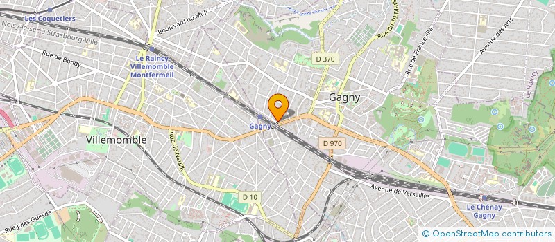 localisation de l'entreprise MONSIEUR BERNARD RUCHMANN  GAGNY