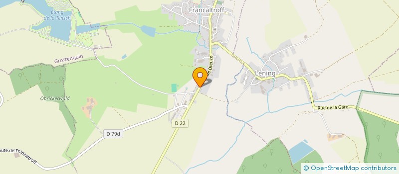 localisation de l'entreprise MONSIEUR BERNARD RUEFF  FRANCALTROFF