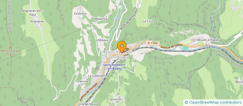 localisation de l'entreprise MONSIEUR BERNARD RUMIANO à SAINT-RAMBERT-EN-BUGEY