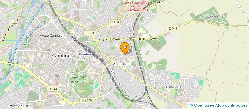 localisation de l'entreprise MONSIEUR BERNARD RUYFFELAERE  CAMBRAI