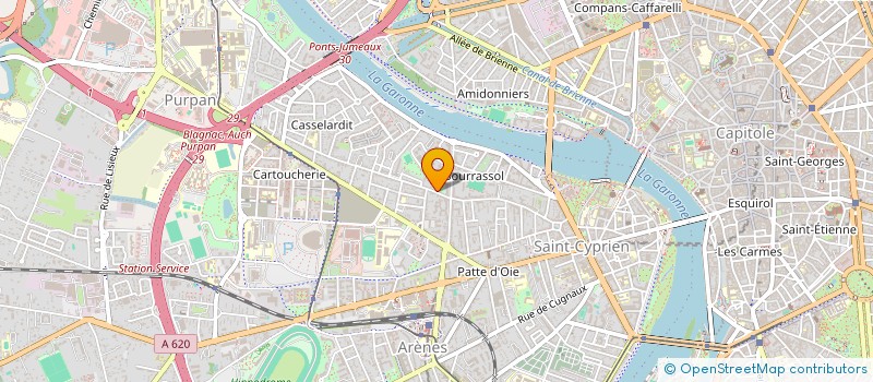 localisation de l'entreprise MONSIEUR BERNARD RYCKEWAERT à TOULOUSE