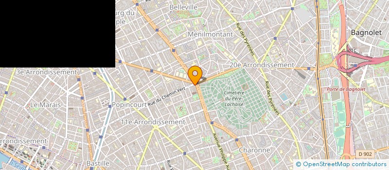 localisation de l'entreprise MONSIEUR BERNARD SABBANE à PARIS