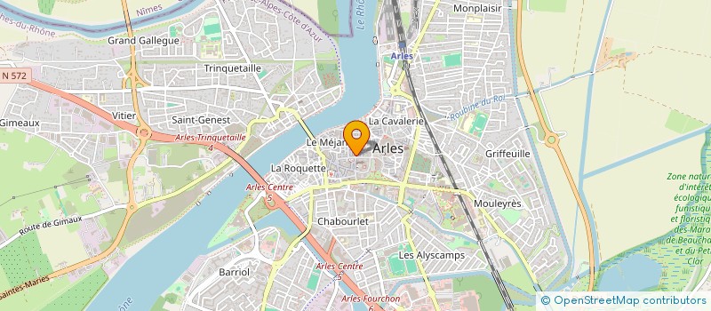 localisation de l'entreprise MONSIEUR BERNARD SADAILLAN à ARLES