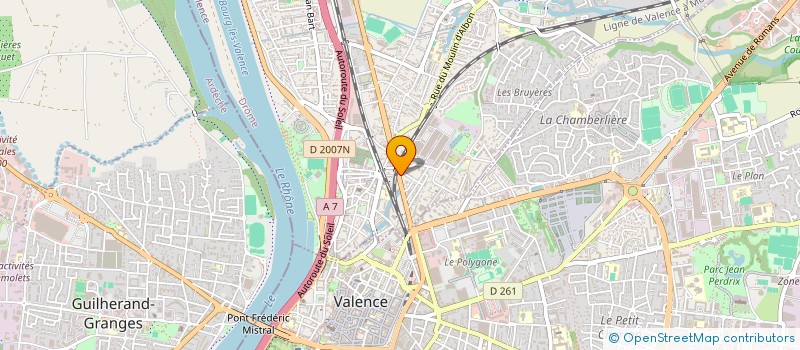 localisation de l'entreprise MONSIEUR BERNARD SAGE  BOURG-LES-VALENCE