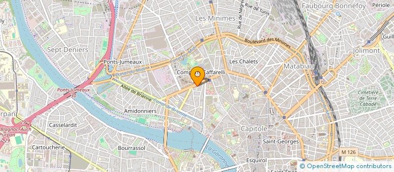 localisation de l'entreprise MONSIEUR BERNARD SAINT-GIRONS  TOULOUSE