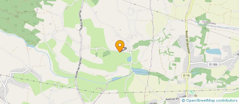 localisation de l'entreprise MONSIEUR BERNARD SAINT-MAURICE  LA BATIE-MONTGASCON