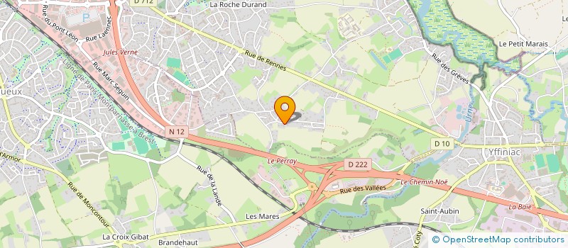 localisation de l'entreprise MONSIEUR BERNARD SAINTILAN  LANGUEUX