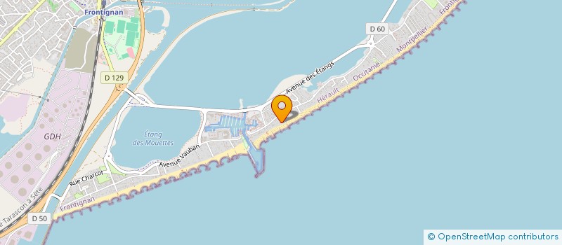 localisation de l'entreprise MONSIEUR BERNARD SALACROUP à FRONTIGNAN