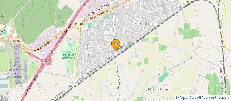 localisation de l'entreprise MONSIEUR BERNARD SALANSON  MARGUERITTES