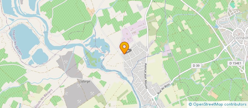 localisation de l'entreprise MONSIEUR BERNARD SALAS  THEZAN-LES-BEZIERS