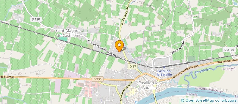 localisation de l'entreprise MONSIEUR BERNARD SALAUD à SAINT-MAGNE-DE-CASTILLON
