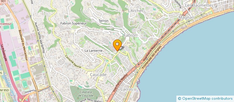 localisation de l'entreprise MONSIEUR BERNARD SALLA à NICE