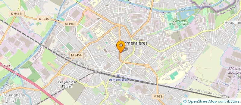localisation de l'entreprise MONSIEUR BERNARD SALMON à ARMENTIERES