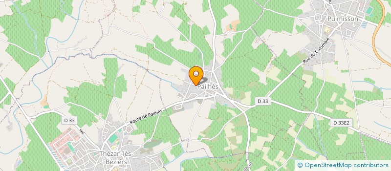 localisation de l'entreprise MONSIEUR BERNARD SANCHEZ  PAILHES