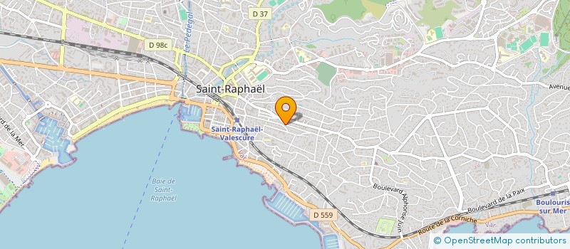 localisation de l'entreprise MONSIEUR BERNARD SANNIER à SAINT-RAPHAEL
