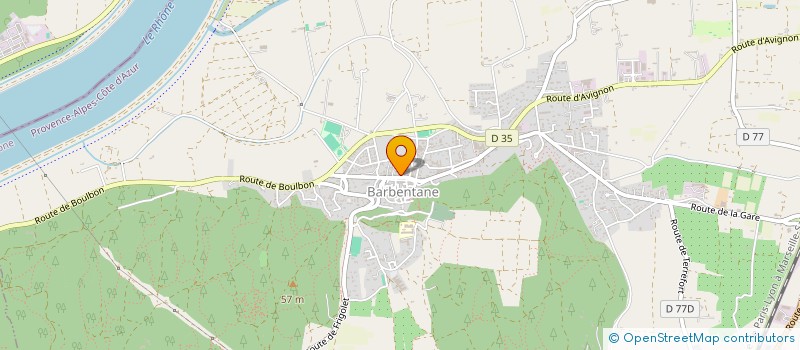 localisation de l'entreprise MONSIEUR BERNARD SANZ  BARBENTANE