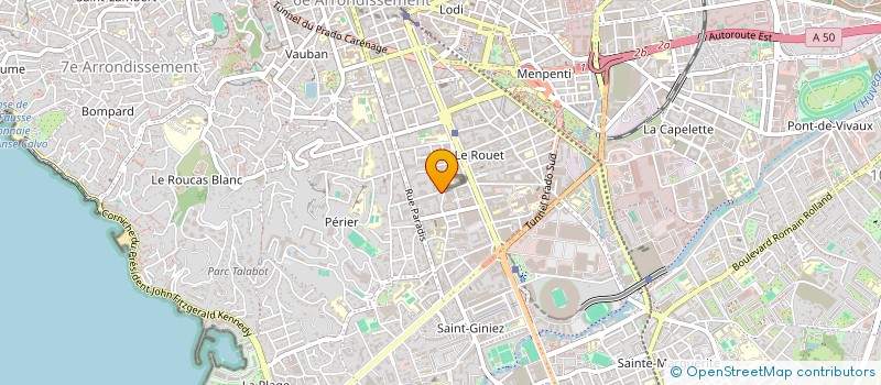 localisation de l'entreprise MONSIEUR BERNARD SASTRE  MARSEILLE