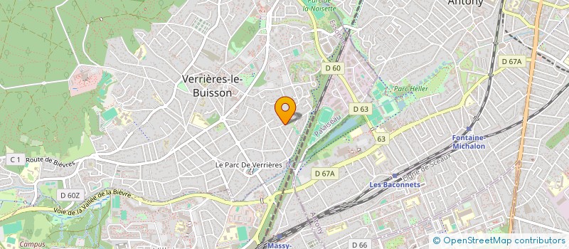localisation de l'entreprise MONSIEUR BERNARD SAUVEL à VERRIERES-LE-BUISSON