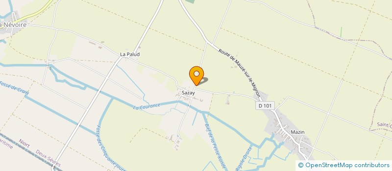 localisation de l'entreprise MONSIEUR BERNARD SAVARIAULT  SAINT-HILAIRE-LA-PALUD